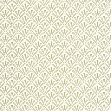Closeup of a wallpaper showing its Art-Deco, Contemporary, Neutrals pattern, color, and subtle texture.