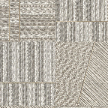Patterned tile design with geometric shapes in neutral tones
