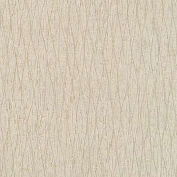 Closeup of a wallpaper showing its Contemporary, Neutrals, Two-tone, Waves pattern, color, and texture.