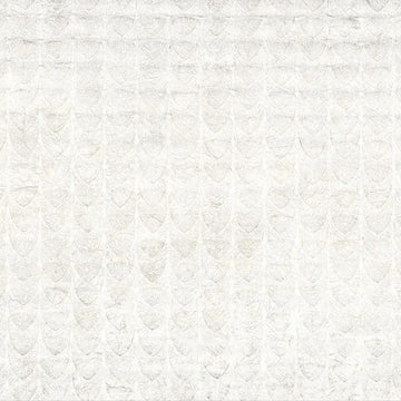 Closeup of a wallpaper showing its Art-Deco, Contemporary, Geometric, Monochrome pattern, color, and subtle texture.
