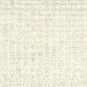 Closeup of a wallpaper showing its Art-Deco, Contemporary, Geometric, Neutrals pattern, color, and subtle texture.