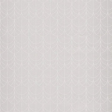 Closeup of a wallpaper showing its Art-Deco, Contemporary, Two-tone pattern, color, and subtle texture.