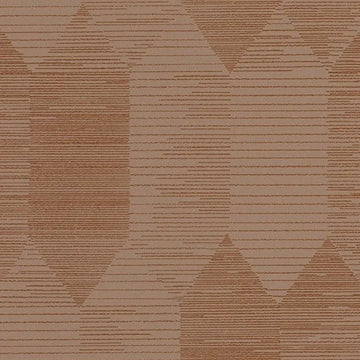 Closeup of a wallpaper showing its Art-Deco, Contemporary, Geometric, Two-tone pattern, color, and subtle texture.
