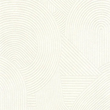Closeup of a wallpaper showing its Art-Deco, Contemporary, Geometric, Monochrome, Neutrals, Unicolour pattern, color, and subtle texture.