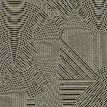 Closeup of a wallpaper showing its Art-Deco, Contemporary, Geometric, Unicolour pattern, color, and subtle texture.