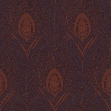 Closeup of a wallpaper showing its Contemporary, Floral, Two-tone pattern, color, and texture.