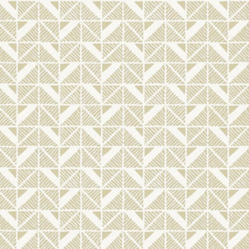 Closeup of a wallpaper showing its Art-Deco, Contemporary, Neutrals, Two-tone pattern, color, and subtle texture.
