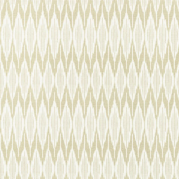 Closeup of a wallpaper showing its Chevron, Contemporary, Geometric, Neutrals, Two-tone pattern, color, and subtle texture.