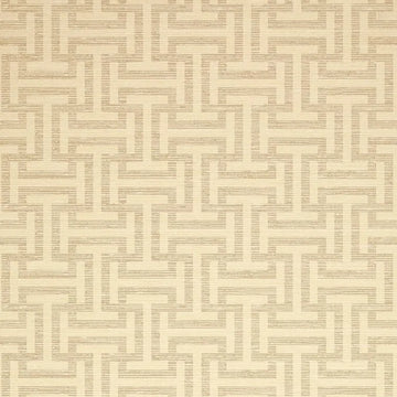 Closeup of a wallpaper showing its Geometric, Neutrals, Two-tone pattern, color, and subtle texture.