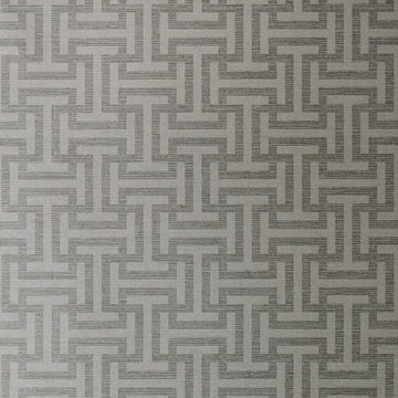 Closeup of a wallpaper showing its Geometric, Monochrome, Two-tone pattern, color, and subtle texture.