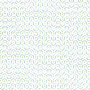 Closeup of a wallpaper showing its Art-Deco, Geometric, Pastels, Two-tone pattern, color, and subtle texture.