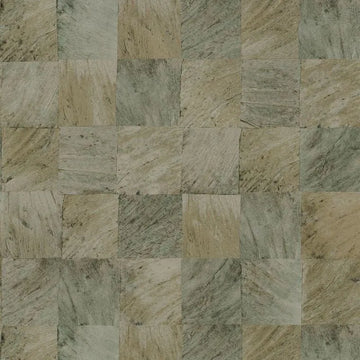 Closeup of a wallpaper showing its Contemporary, Geometric, Tiles pattern, color, and subtle texture.