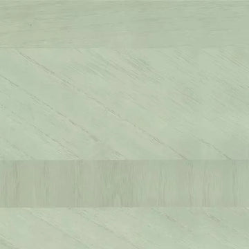 Closeup of a wallpaper showing its Geometric, Green, Wood-veneer pattern, color, and subtle texture.