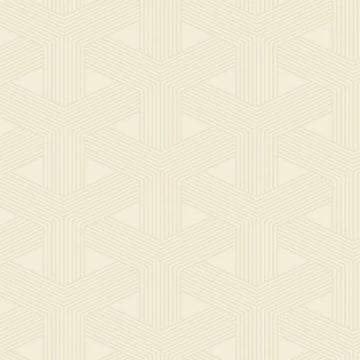 Closeup of a wallpaper showing its Contemporary, Cream, Geometric, Neutrals pattern, color, and subtle texture.