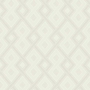 Closeup of a wallpaper showing its Contemporary, Cream, Geometric, Monochrome, Neutrals, White pattern, color, and subtle texture.