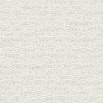 Closeup of a wallpaper showing its Contemporary, Geometric, Monochrome, Plain, White pattern, color, and subtle texture.