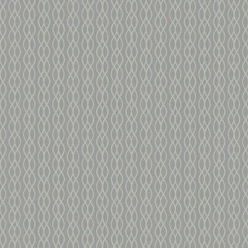 Closeup of a wallpaper showing its Monochrome, Silver, Stripes, Waves pattern, color, and subtle texture.