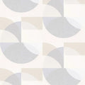 Closeup of a wallpaper showing its Contemporary, Geometric, Multicolour, Neutrals pattern, color, and texture.