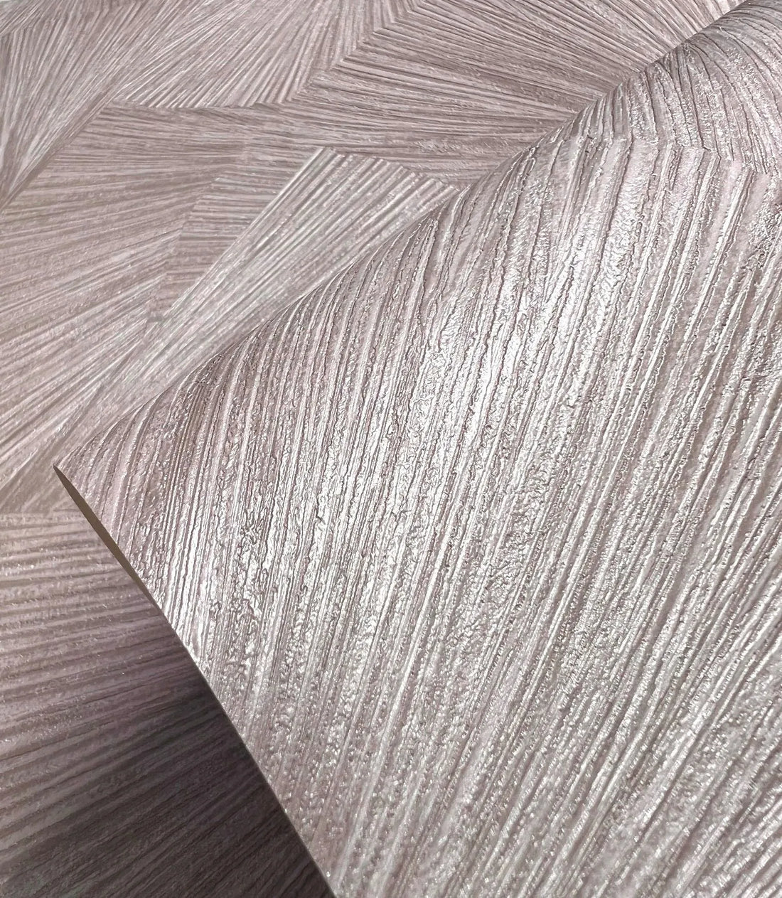 Closeup of a wallpaper showing its Contemporary, Cream, Embossed, Geometric, Neutrals, Textures pattern, color, and subtle texture.