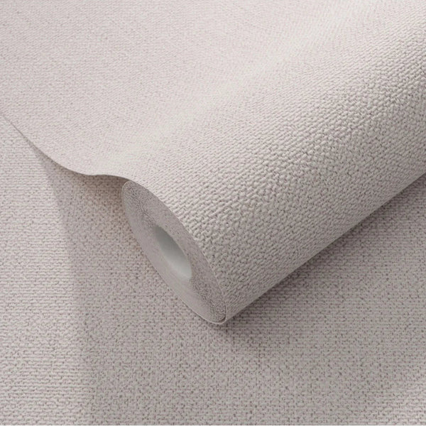 Close-up of Erismann textured greige wallpaper roll