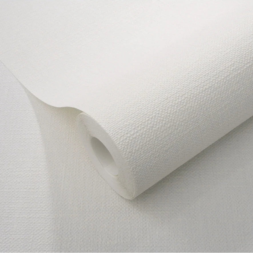Roll of Erismann textured white wallpaper.