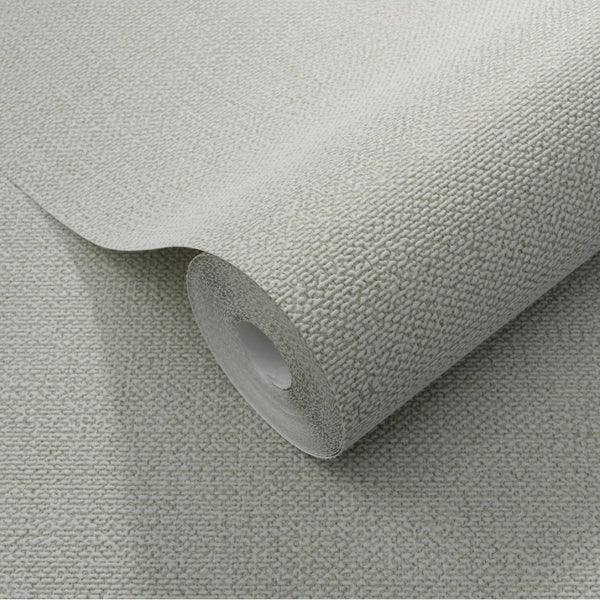 Roll of Erismann textured gray wallpaper on a matching background