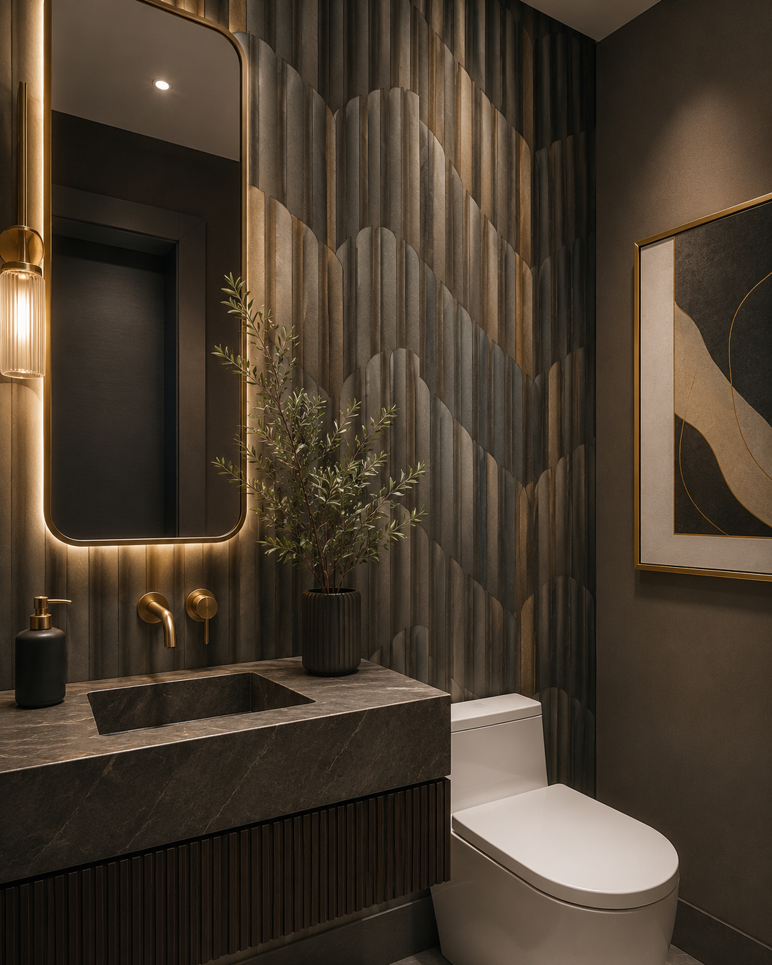 Bold Powder Room