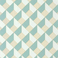 Closeup of a wallpaper showing its Art-Deco, Geometric, Pastels pattern, color, and subtle texture.