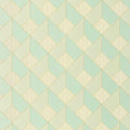 Closeup of a wallpaper showing its Art-Deco, Geometric, Pastels pattern, color, and subtle texture.