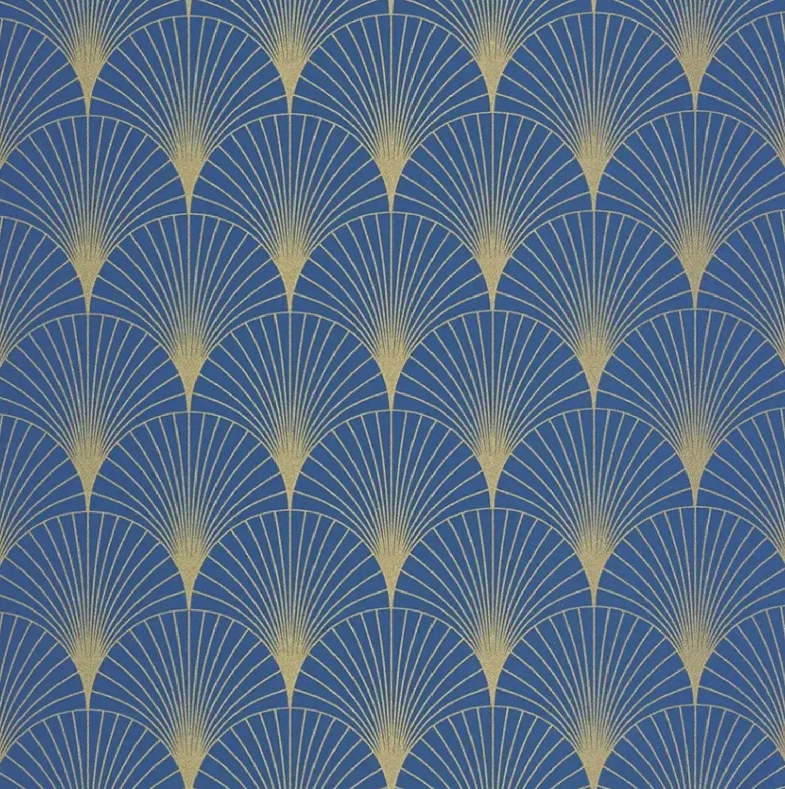 Closeup of a wallpaper showing its Art-Deco, Contemporary, Two-tone pattern, color, and subtle texture.