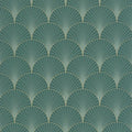 Closeup of a wallpaper showing its Art-Deco, Contemporary, Two-tone pattern, color, and subtle texture.