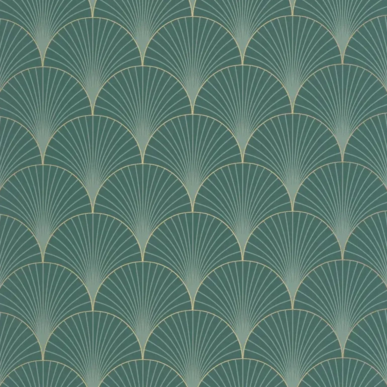 Closeup of a wallpaper showing its Art-Deco, Contemporary, Two-tone pattern, color, and subtle texture.