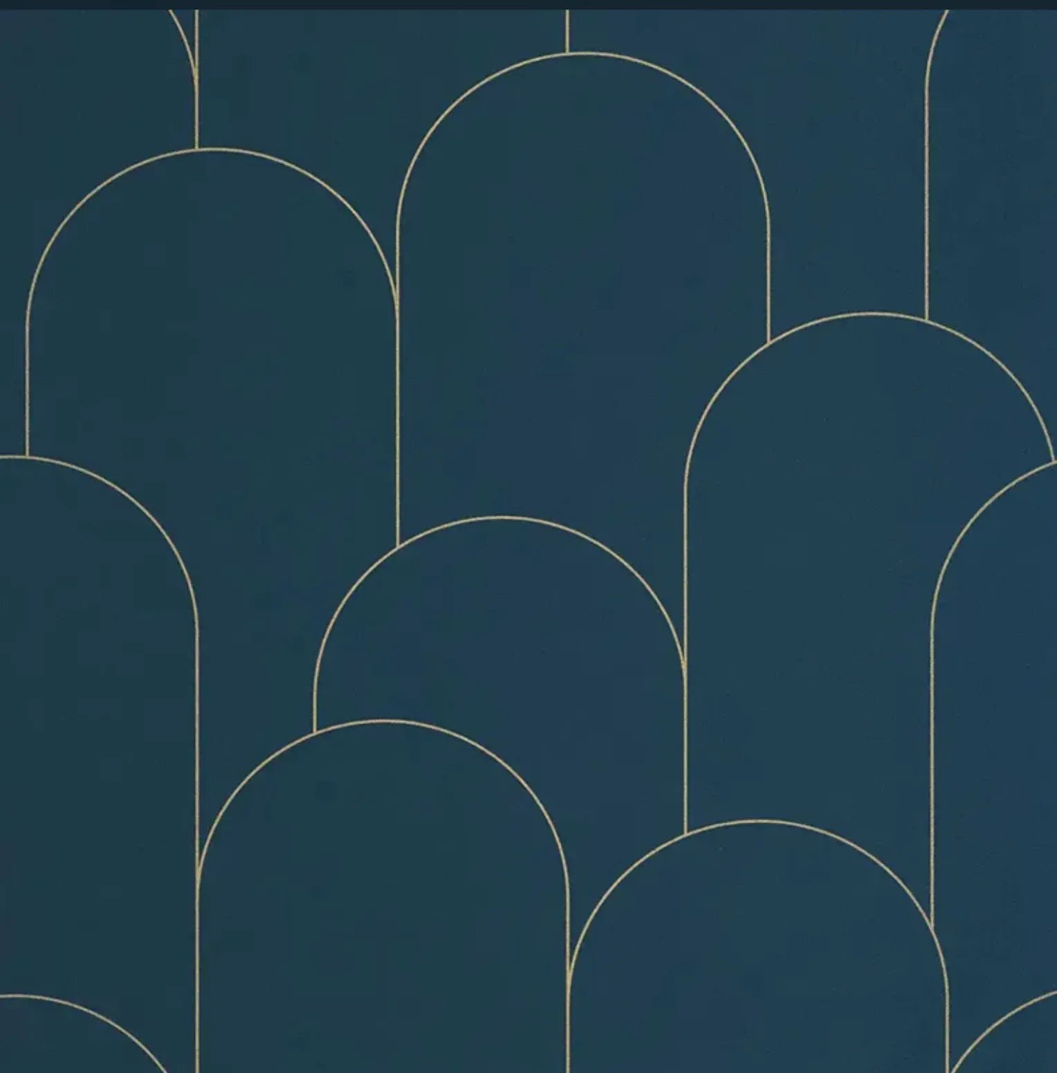 Closeup of a wallpaper showing its Art-Deco, Contemporary, Two-tone pattern, color, and subtle texture.