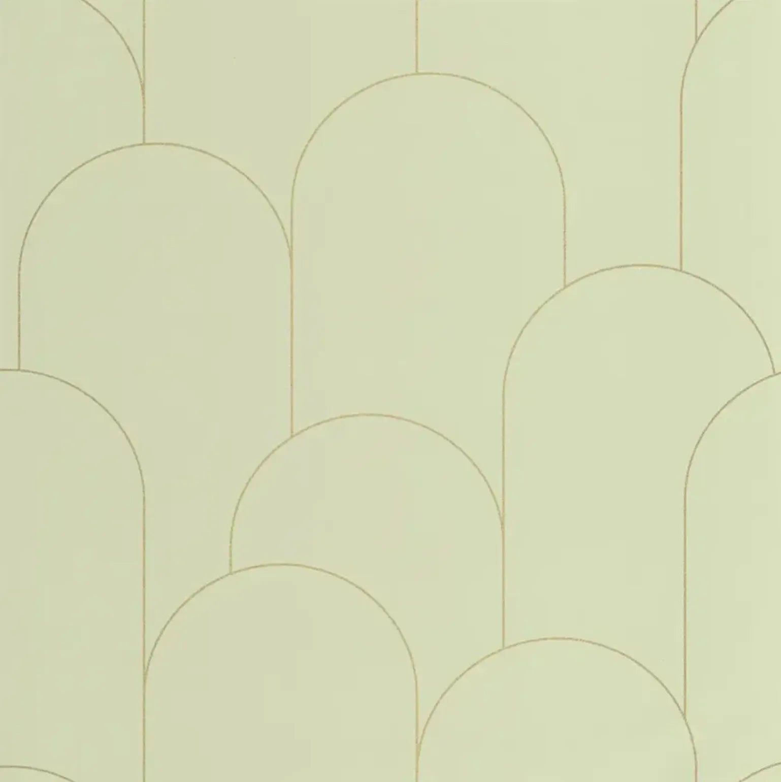 Closeup of a wallpaper showing its Art-Deco, Contemporary, Neutrals pattern, color, and subtle texture.