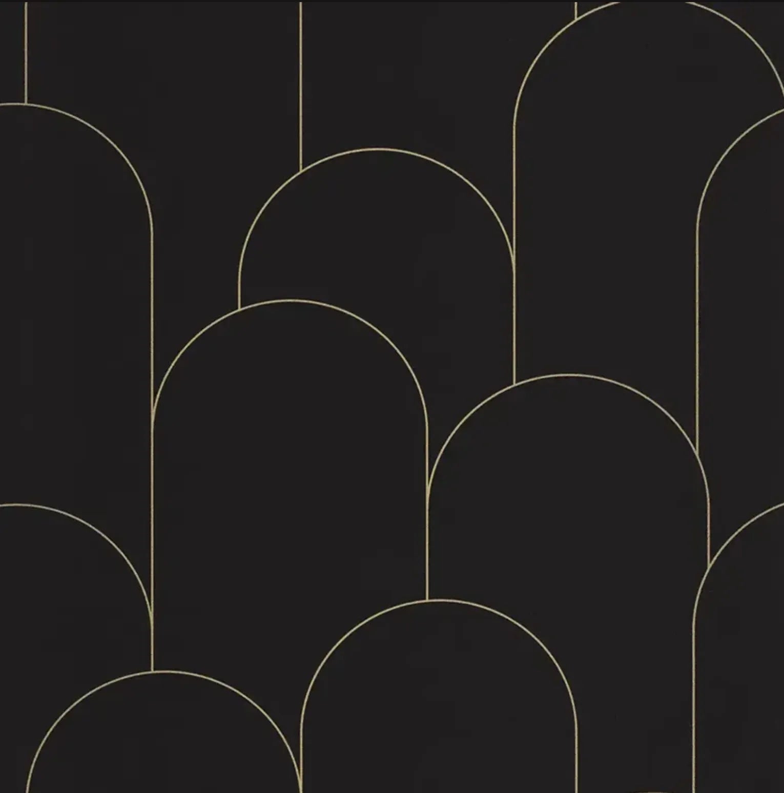 Closeup of a wallpaper showing its Art-Deco, Contemporary, Dramatic pattern, color, and subtle texture.