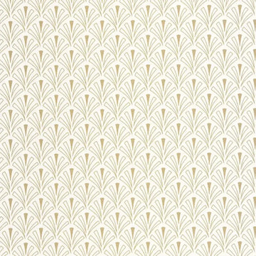 Closeup of a wallpaper showing its Art-Deco, Contemporary, Neutrals pattern, color, and subtle texture.