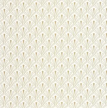 Closeup of a wallpaper showing its Art-Deco, Contemporary, Neutrals pattern, color, and subtle texture.