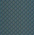 Closeup of a wallpaper showing its Art-Deco, Contemporary pattern, color, and subtle texture.