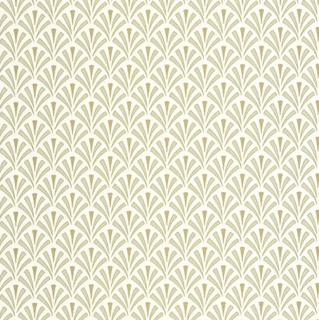 Closeup of a wallpaper showing its Art-Deco, Contemporary, Neutrals pattern, color, and subtle texture.