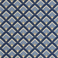Closeup of a wallpaper showing its Art-Deco, Contemporary, Geometric pattern, color, and subtle texture.