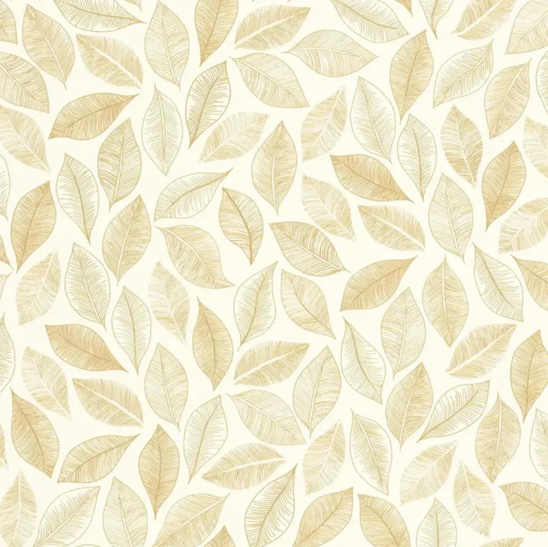 Closeup of a wallpaper showing its Nature, Neutrals pattern, color, and subtle texture.