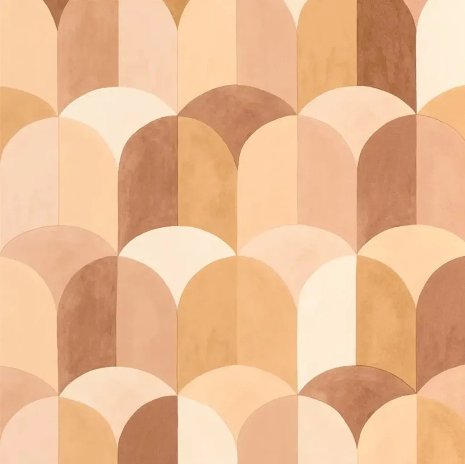 Closeup of a wallpaper showing its Art-Deco, Contemporary, Geometric, Neutrals pattern, color, and subtle texture.