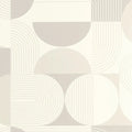 Closeup of a wallpaper showing its Art-Deco, Contemporary, Geometric, Neutrals pattern, color, and subtle texture.