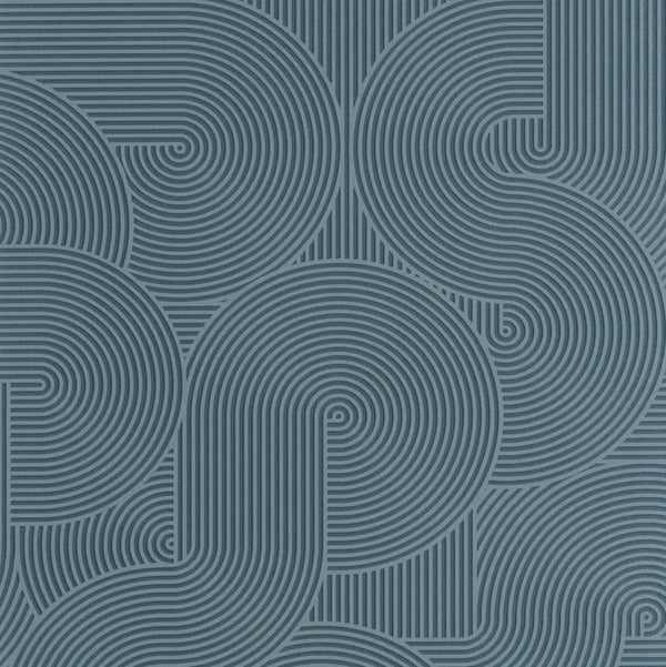 Closeup of a wallpaper showing its Art-Deco, Contemporary, Geometric, Unicolour pattern, color, and subtle texture.