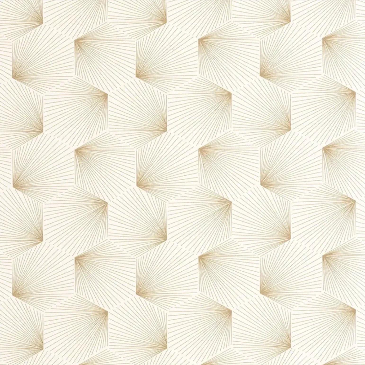 Closeup of a wallpaper showing its Art-Deco, Contemporary, Geometric, Neutrals, Unicolour pattern, color, and subtle texture.