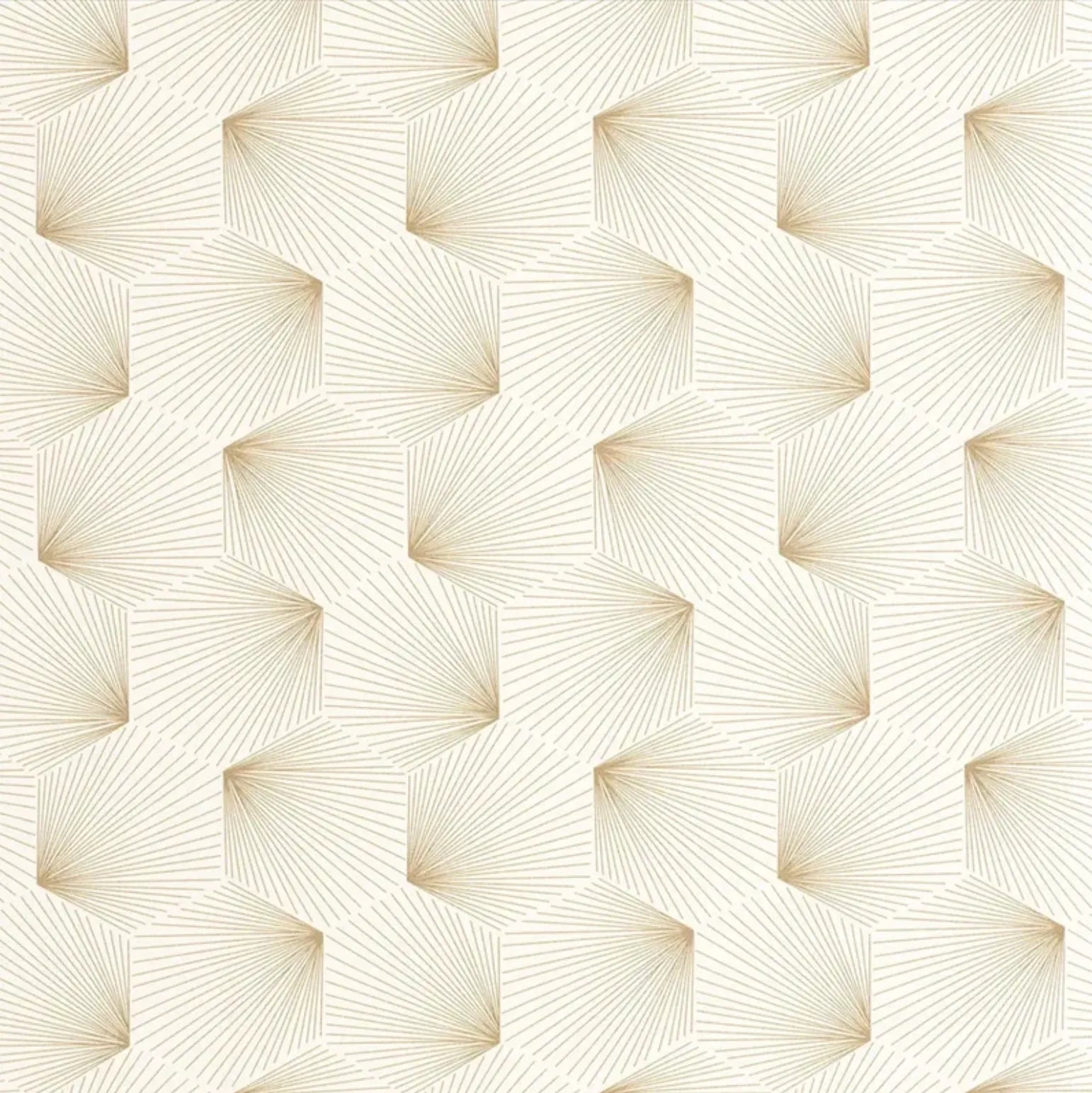 Closeup of a wallpaper showing its Art-Deco, Contemporary, Geometric, Neutrals, Unicolour pattern, color, and subtle texture.