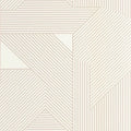 Closeup of a wallpaper showing its Art-Deco, Contemporary, Geometric, Neutrals pattern, color, and subtle texture.