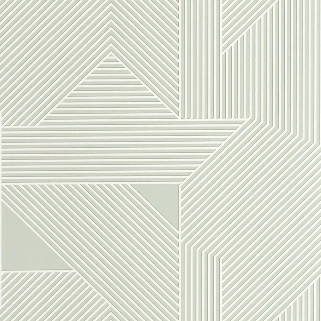 Closeup of a wallpaper showing its Art-Deco, Contemporary, Geometric, Pastels pattern, color, and subtle texture.