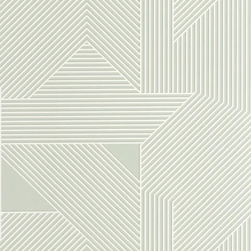 Closeup of a wallpaper showing its Art-Deco, Contemporary, Geometric, Pastels pattern, color, and subtle texture.