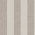 Closeup of a wallpaper showing its Contemporary, Metallic, Stripes, Taupe, Two-tone pattern, color, and subtle texture.